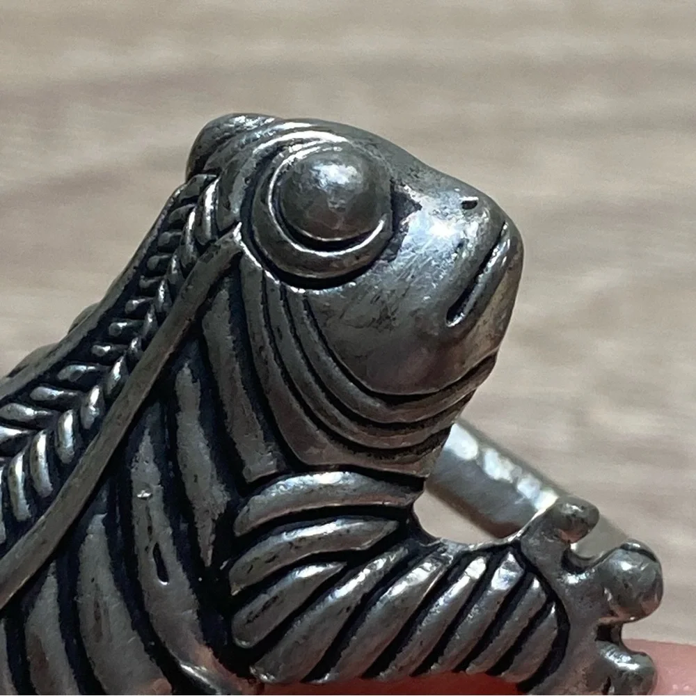 Vicenza silver tone frog buckle for kids belt,‎ see measurements on pics